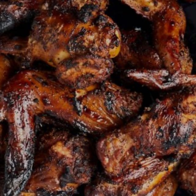 Jerk Wings Meal.