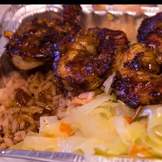 Jerk Shrimp Pan