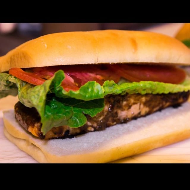 Salmon Sandwich.