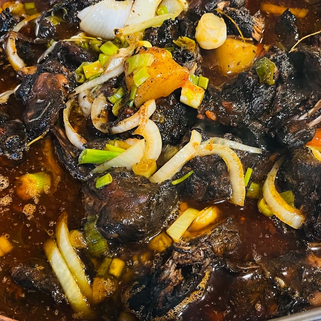 Brown Stew Lunch Special.