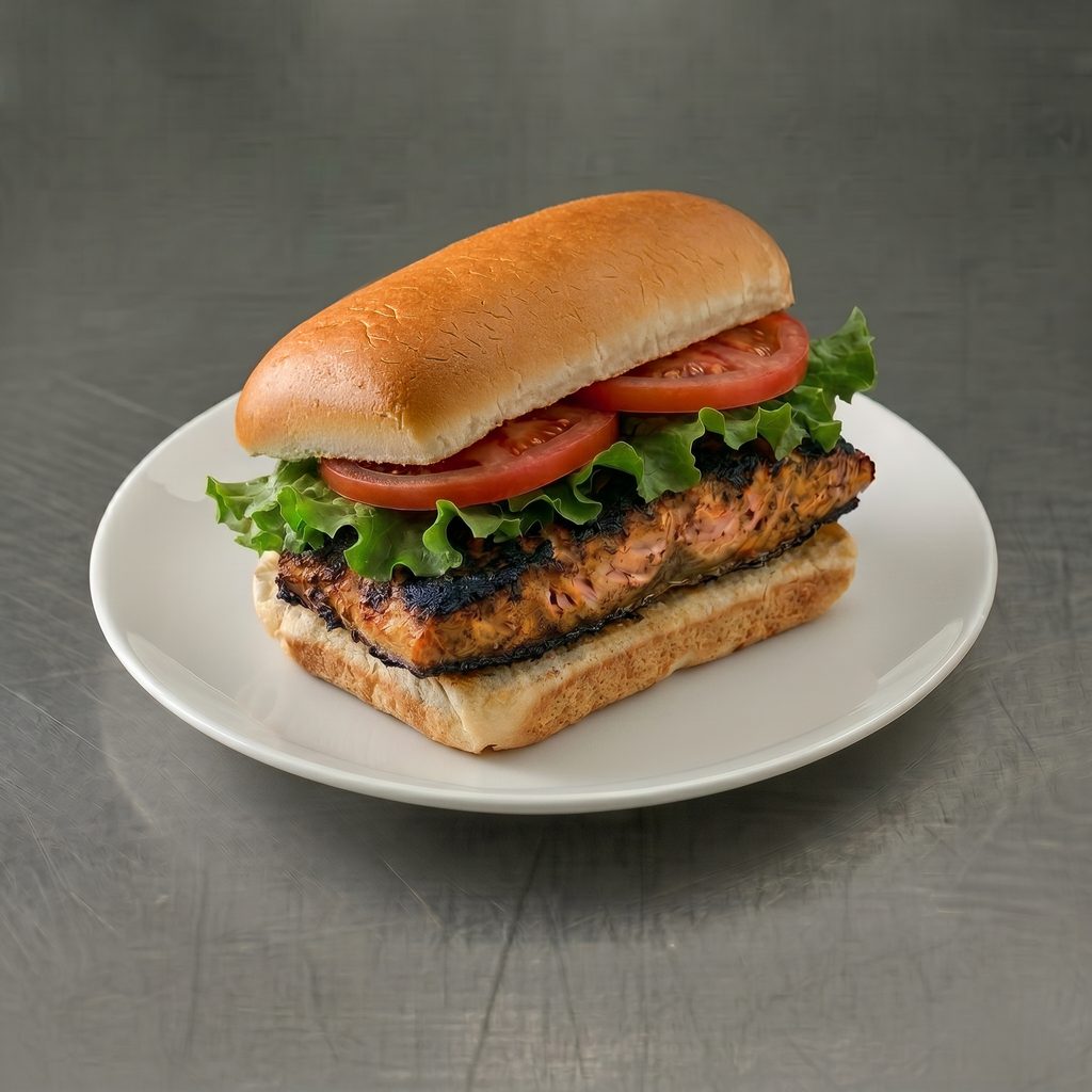 Salmon Sandwich.