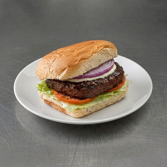 Jerk Vegan Burger.